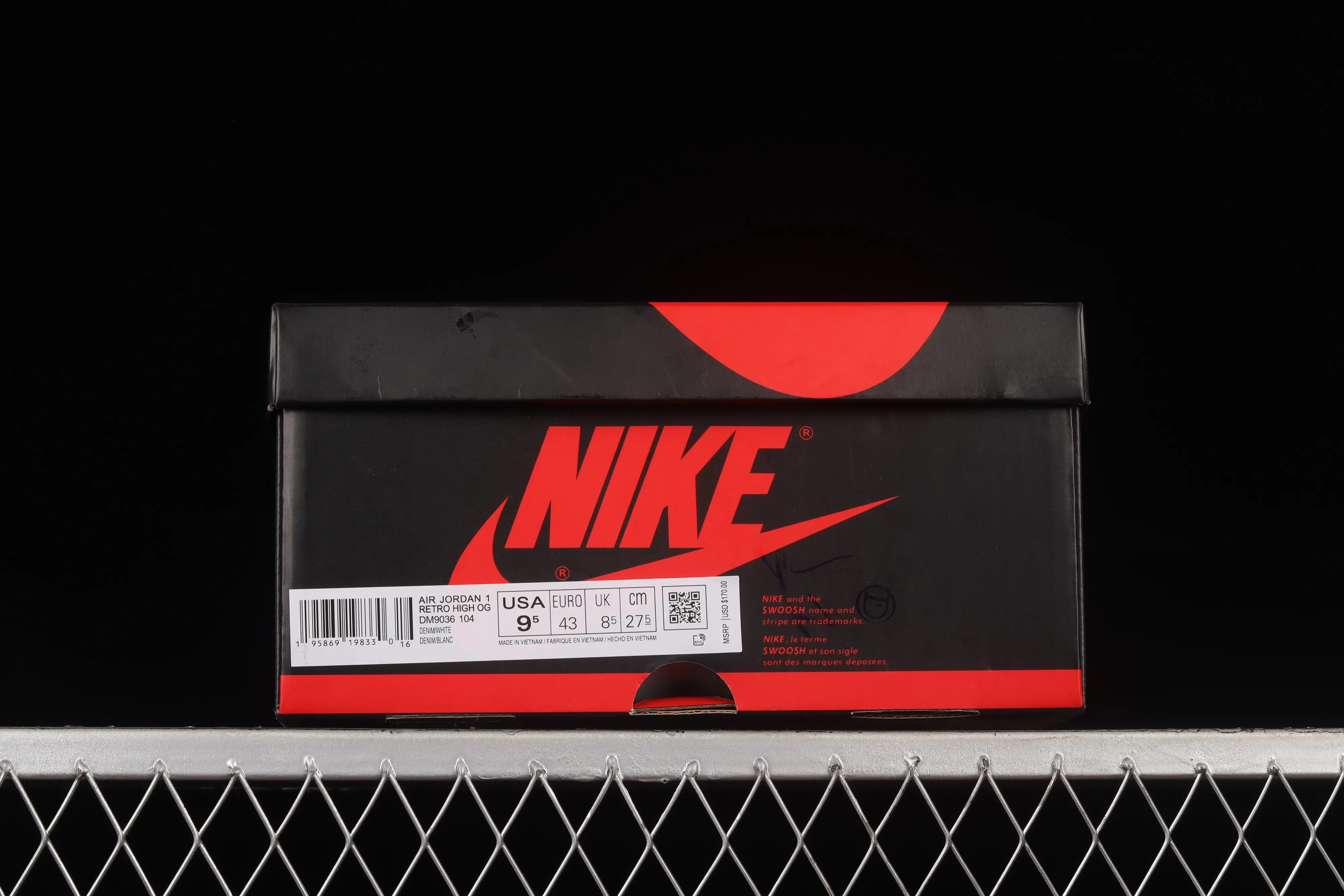All categories Air Jordan Jordan series basketball shoes Air Jordan 1 High Air Jordan 1 High OG "Denim" AJ1 Joe 1 denim washed denim DM9036-104